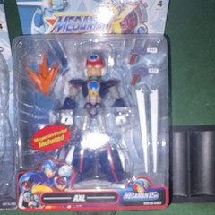 Mega Man X Mega Man & Axl Boxed Action Figures w/ Weapons, Alt Head, Buster