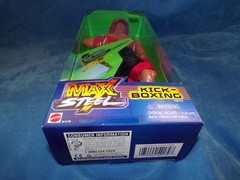 Max Steel classic 12” figure N-Tek Kick-Boxing 2001 Extreme Sports Mattel NIFSB