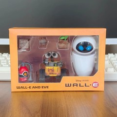 Wall-E And Eve Mini Robot Movable Action Figure Party Toys Gift New in Box