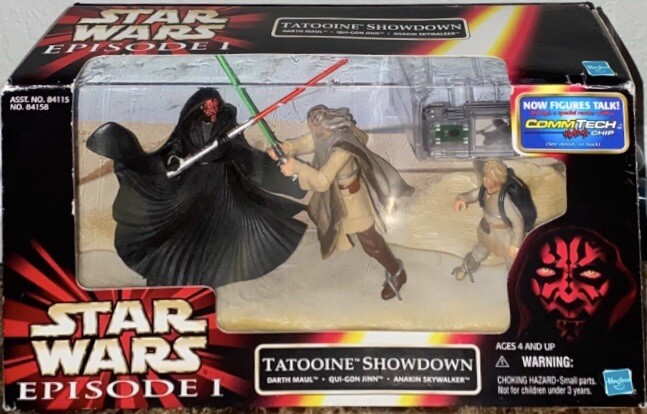 Star Wars Episode 1 Cinema Scenes Tatooine Showdown Comm Tech Reader NIB NEW