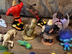 Disney dolls Incredibles Cruella Tangled Rapunzel Scooby Doo Trolls PVC figures