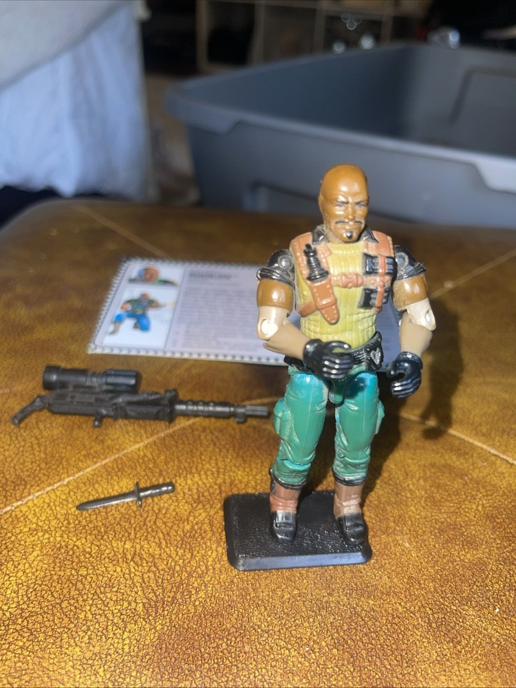 GI JOE Vintage Action Figure ROADBLOCK BATTLE CORPS 91 Random Acc