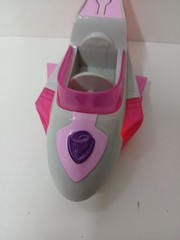 PAW Patrol Mighty Pups Charged Up SKYE Pink Deluxe Vehicle Light Sound Jet Plane
