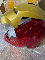 IRON MAN Helmet Wearable Helmet Mask LED Lights Collectable Prop