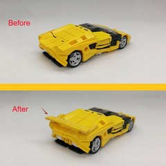 Upgrade Kit Car Tail Spoilers FOR Siege Sideswipe Red Alert Deep Cover NETFLIX