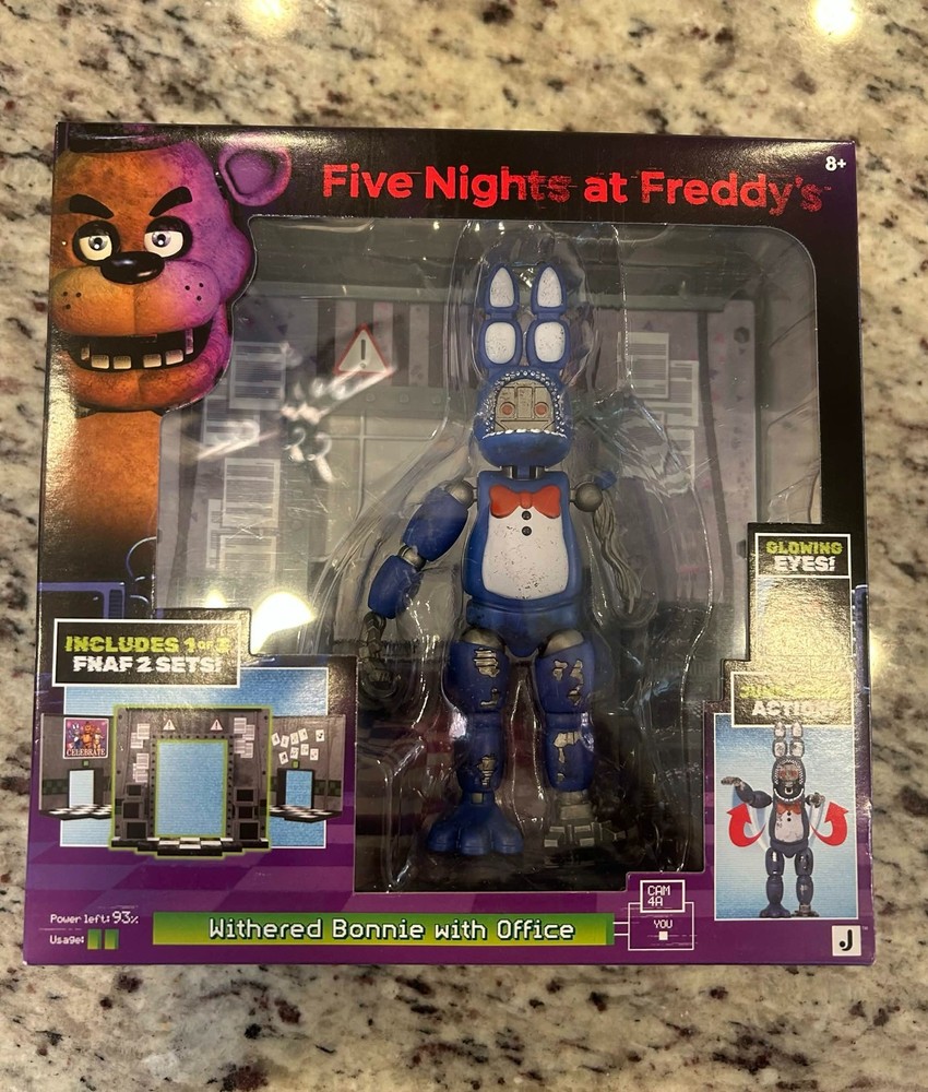 Jazwares FNAF Five Nights at Freddy’s Withered Bonnie Office Figure Set