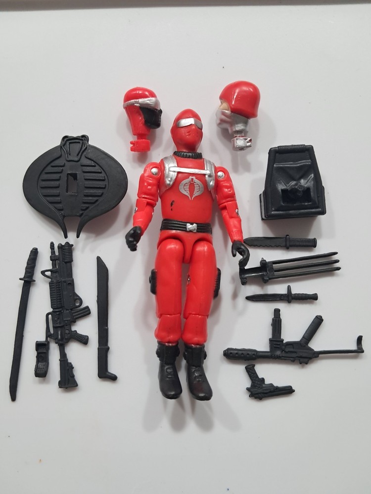 Gi Joe Black Major Snake Eyes Cobra Invasor Crimson Guard Trooper See Pics