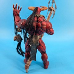 Chaos Comics Lucifer-Dark Alliance Action Figure Red Demon with Skull Staff