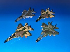 Micro Machines Military Lot X4 F-15E Strike Eagle Fighter Jet Aircraft Plane