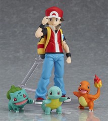 Japan Authentic Figma 356 Pokemon Red Figure