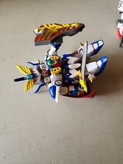 2x SD Gundam Force Superior Defenders CAPTAIN GUNDAM Action Figure & another