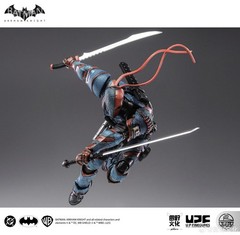 LPZZ DC Batman Arkham Knight Deathstroke 1/12 Action Figure Model New