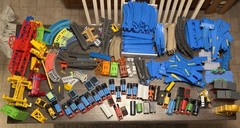 HUGE Lot Of TOMY Thomas & Friends Train Tracks PLARAIL Cars Everything & More!