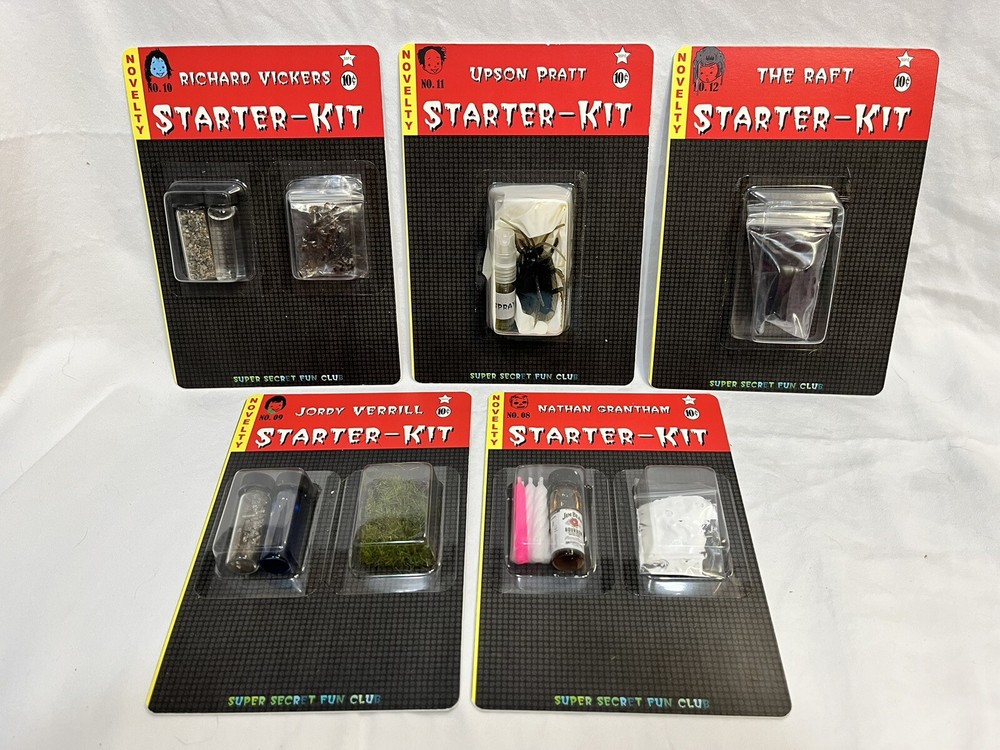 Rare 2016 Complete Set of Super Secret Fun Club Creepshow Starter Kits!!