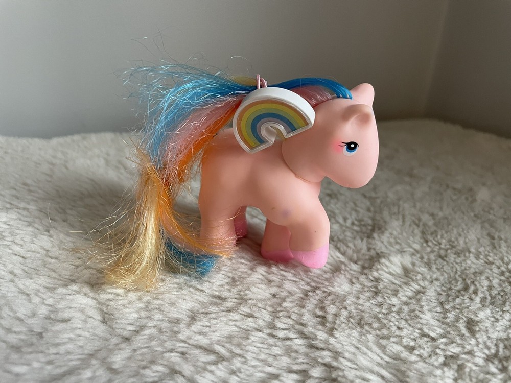 1984 REMCO RAINBOW PRETTY PETS CLYDE HORSE MY LITTLE PONY PINK Vintage