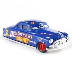 Disney Pixar Cars No.51 Fabulous Hudson Hornet Mack Truck & Car 1:55 Diecast Toy