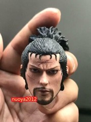 1/6 Japanese Warrior Miyamoto Musashi Head Model Fit 12” Male Action Figure Toy