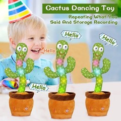 Lights and Sounds Dancing Cactus Toy – Toddler-Friendly Gift for All Occasions