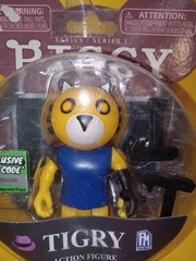 ROBLOX PIGGY Series 1 “TIGRY” & MYSTERY Figures Lot (2) Exclusive DLC Code NEW