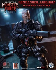 Operation: Monster Force Season 03 (Part 1) Commander Gridiron 1/12 Scale NIB