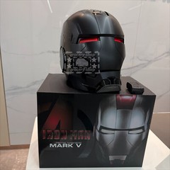 2025 New Iron Man MK5 Helmet Deformable Voice Control Wearable Electroplated
