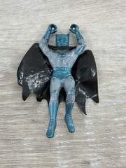 Vintage Batman Action Figure Bat Shoot Parachute Toy 1966 Paratrooper Skydive