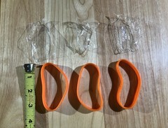 Nickelodeon Silicone Rubber Orange Bracelet 100x Pieces New