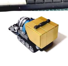 Red Alert 2 Inspired Allied Ore Miner Resin Print