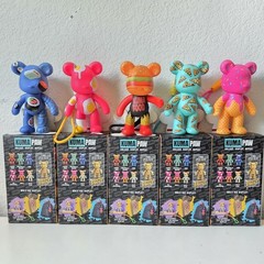 Kuma Paw Collectibles 5.5in Scale Food Edition Opened Mystery box bundle of 5