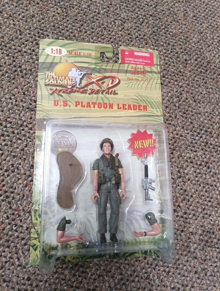 The ultimate soldier 1:18 scale U.S. platoon leader X-D xtreme Detail