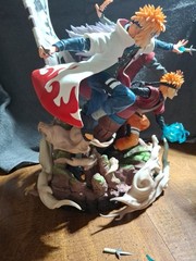 Naruto Uzumaki Jiraiya & Minato Namikaze Action Figure Statue Naruto Collectible
