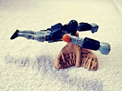 Applause Star Wars Boba Fett Floating with Stand 5 1/2 inches long