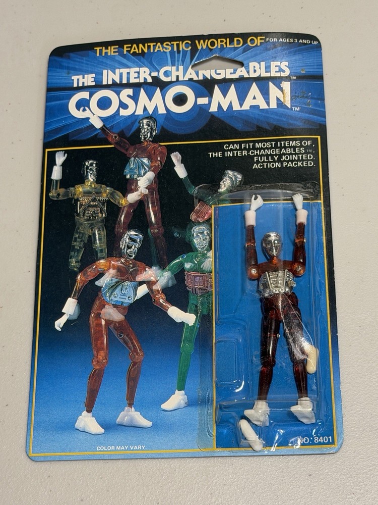 HourToy INTERCHANGEABLES Cosmo Man MICRONAUTS Time Traveler SEALED VINTAGE Worn