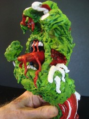 ZOMBIE RISING HAND Custom Kidrobot Santa Cruz Skateboards Screaming Hand Figure