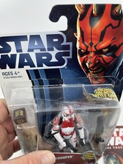 Star Wars Figure Lot Shock Trooper Aqua Droid Sarco Plank Hasbro 2012