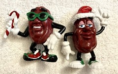 California Raisins PVC Figures Lot of 4 Vintage 1987 CALRAB