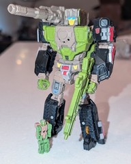 Transformers Retro HARDHEAD g1 Headmaster reissue walmart deluxe w Xtra Head