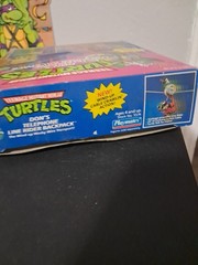 Vintage TMNT Don’s Telephone Line Rider Backpack 1991 W Box Rare