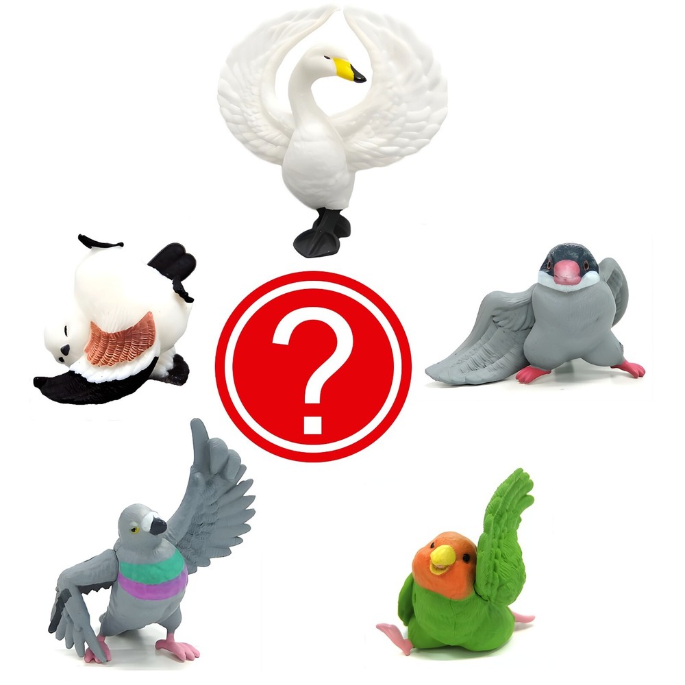 Funny Dancing Bird Japanese Blind Box Capsule Toy 1 Random Surprise Mini Figure