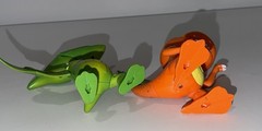 Non-working Lot Of 2 2010 Dinosaur Train TV Show Learning Curve Tiny Buddy