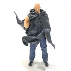SU-TAC-C-BK: 1/12 Black Tactical Hooded Poncho for Mezco Marvel Legends figures