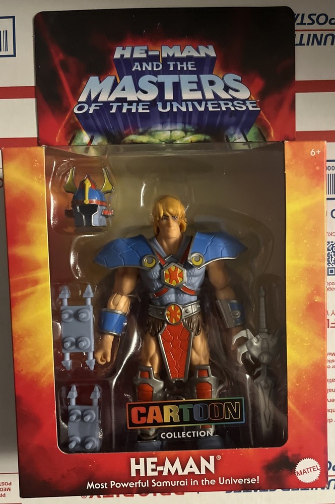 Mattel Masters of the Universe Cartoon Collection Samurai He-Man New Unpunched