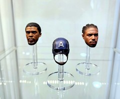 (3) Pack – 1/6th Scale Head Sculpt Stands – Round – Free US Shipping