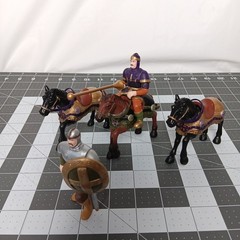 ELC Medieval Horses Jousting Knight Rider Soldier Figurines Fantasy Loose Toys