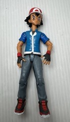 Pokémon Ash Ketchum Tomy Toy Figure W/ Pikachu Nintendo Pokemon
