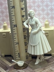 1:24 1950 Dollhouse Hostess Homemaker Inspired by Marx with Mixing Bowl