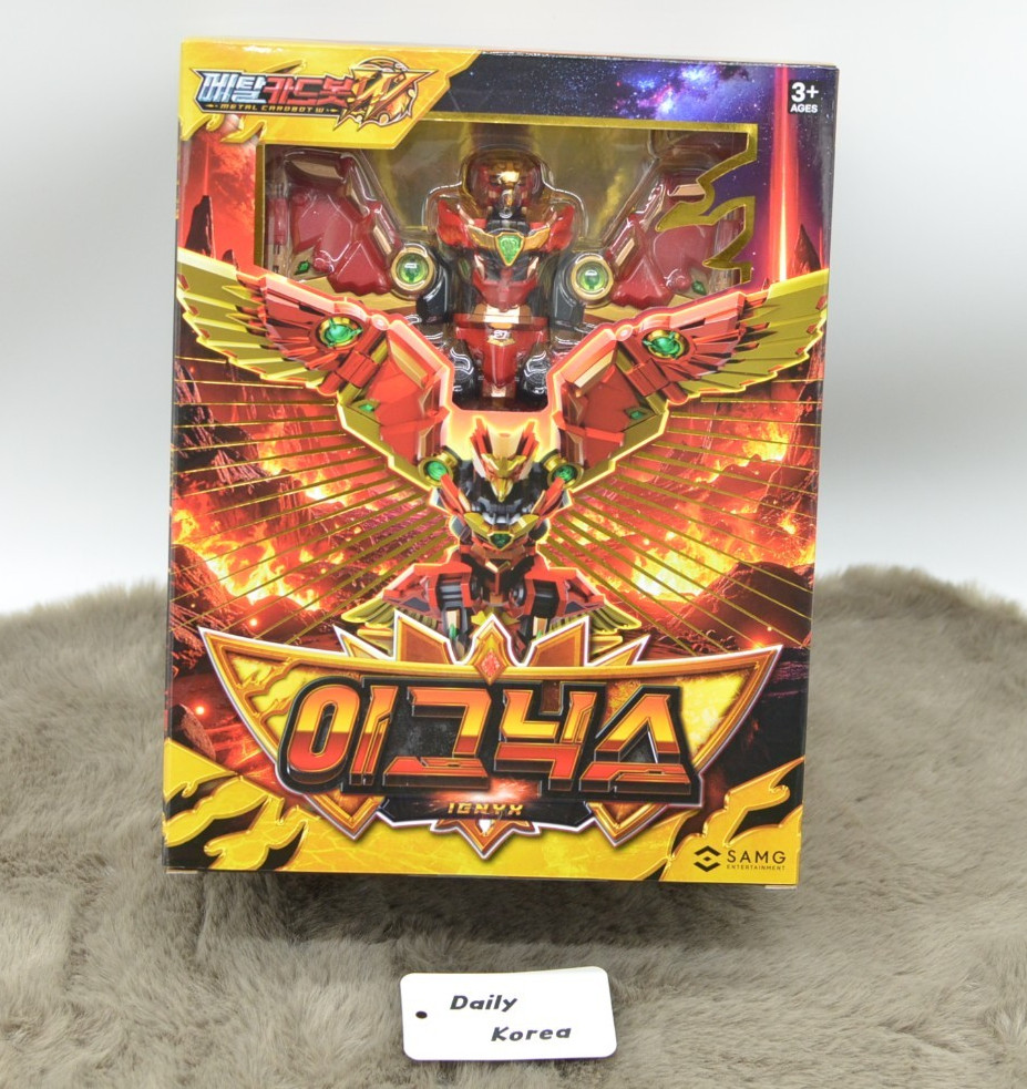 Metal Cardbot W Ignyx Transforming Phoenix Robot SAMG Korea 2026 Brand New Fast