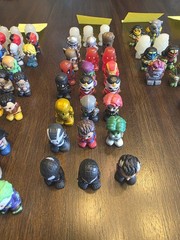 Lot of 118pcs Ooshies Pencil Toppers DC Comics Disney Marvel Figures Variety