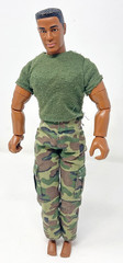 Power Team 12″ Figure Soldier Pants and Shirt Used Articulated