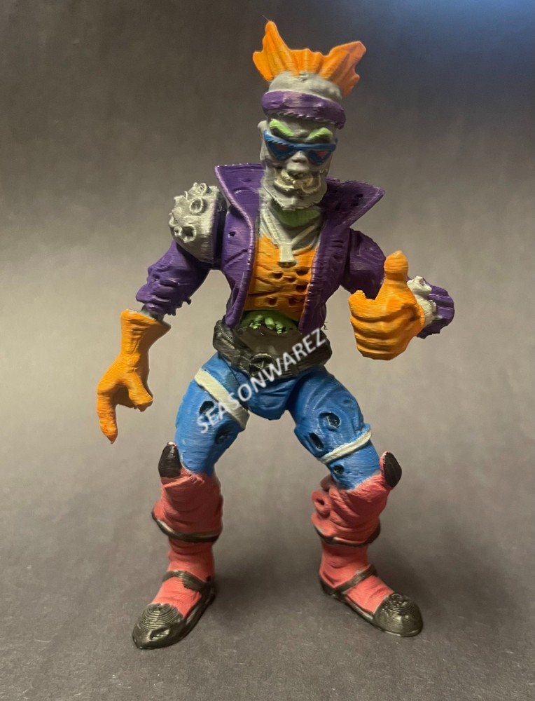 Toxic Crusaders Bonehead- Hand Painted Figure FDM Printed